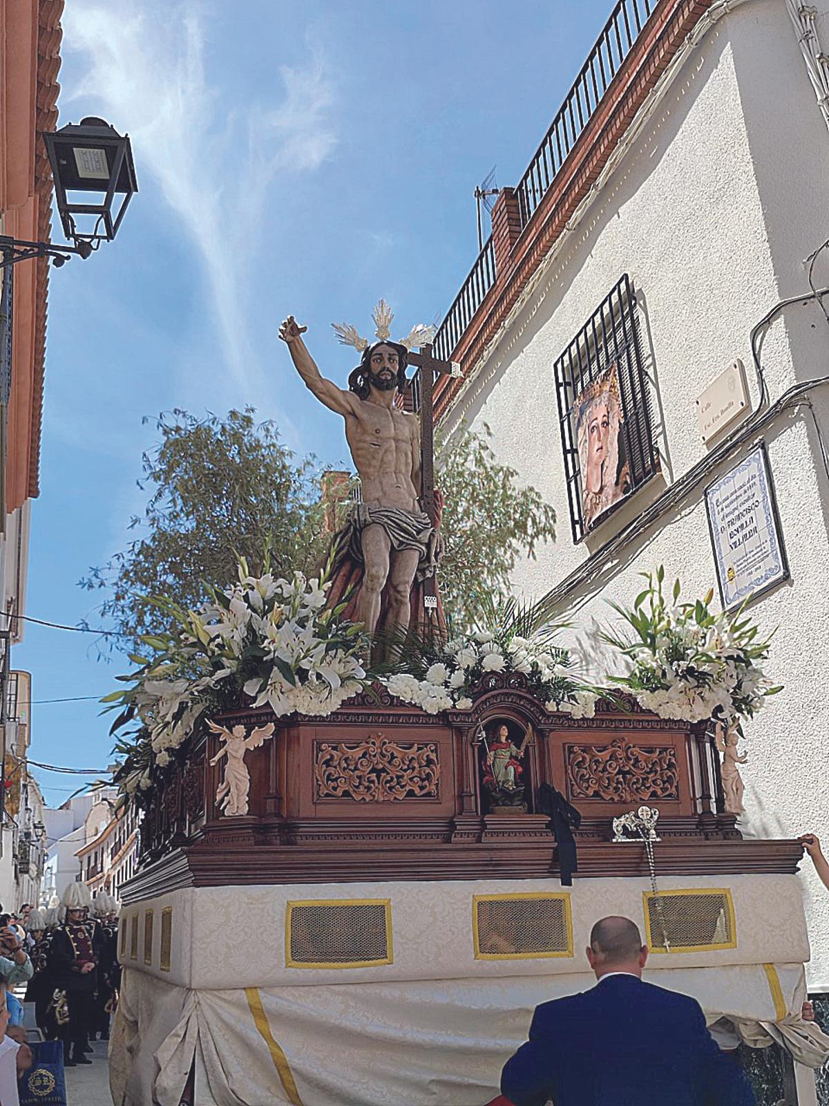 EL DOMINGO DE RESURRECCIÓN SE CELEBRA LA PROCESIÓN DE JESÚS RESUCITADO, UNA DE LAS IMÁGENES DE JUAN POLO, ESCULTOR QUE HABRÍA CUMPLIDO 100 AÑOS EN 2023