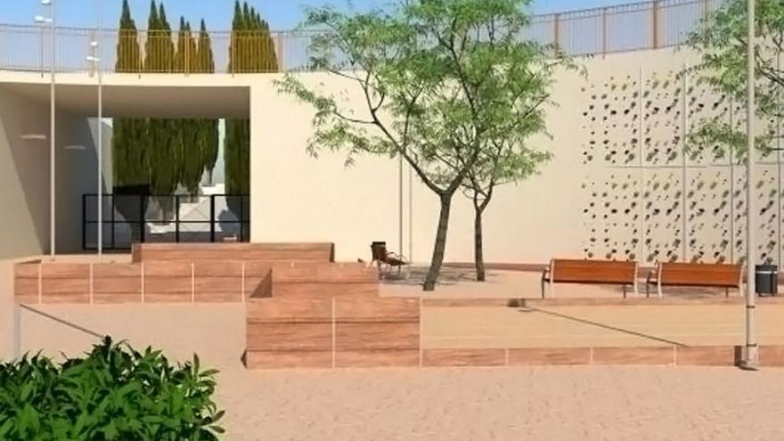 Imatge virtual de la futura plaça de Botticelli després de la reforma. | EL PERIÓDICO