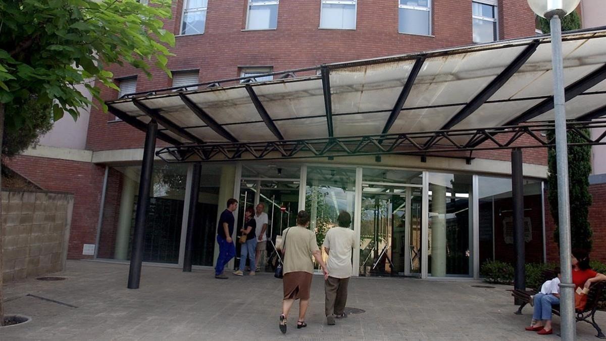 Entrada al hospital de Sant Celoni