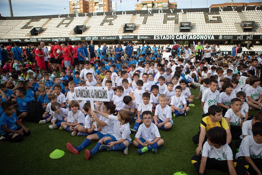 Clausura de la liga coal de fútbol en Cartagena