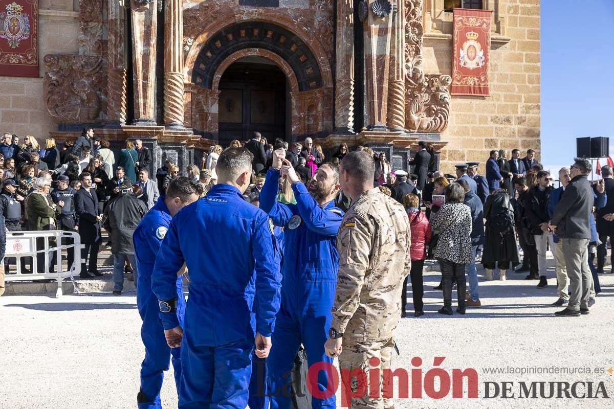 Apertura Año Jubilar de Caravaca: adoración y exhibición de la Patrulla Acrobática de Paracaidismo del Ejército del Aire