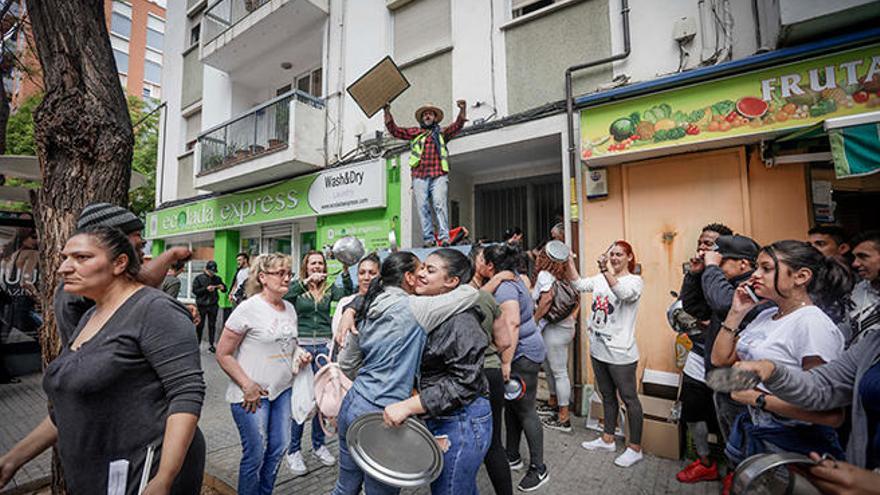 Paralizan un desahucio en Palma que estaba previsto para este viernes