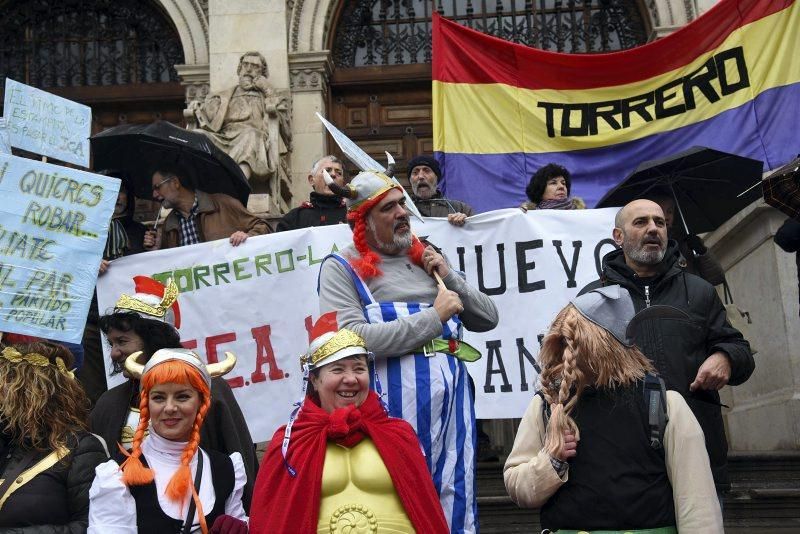 Manifestación contra el ICA en Zaragoza