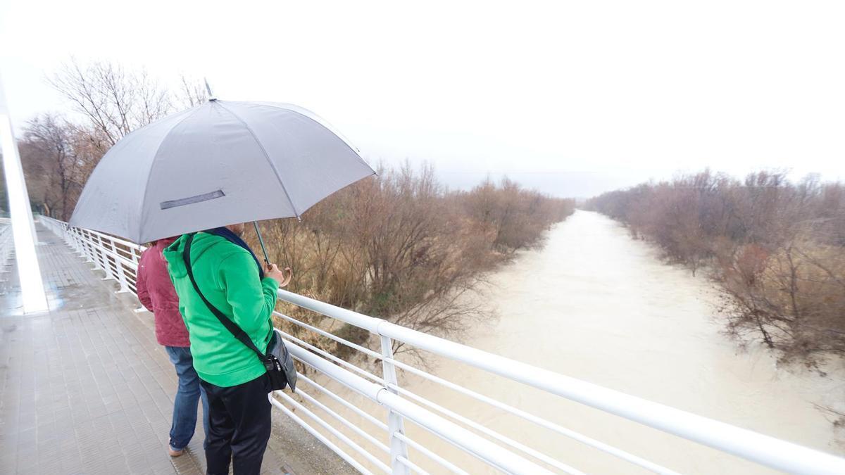 el domingo doblará su caudal