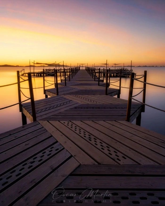 La fotografía del Mar Menor premiada, completa.