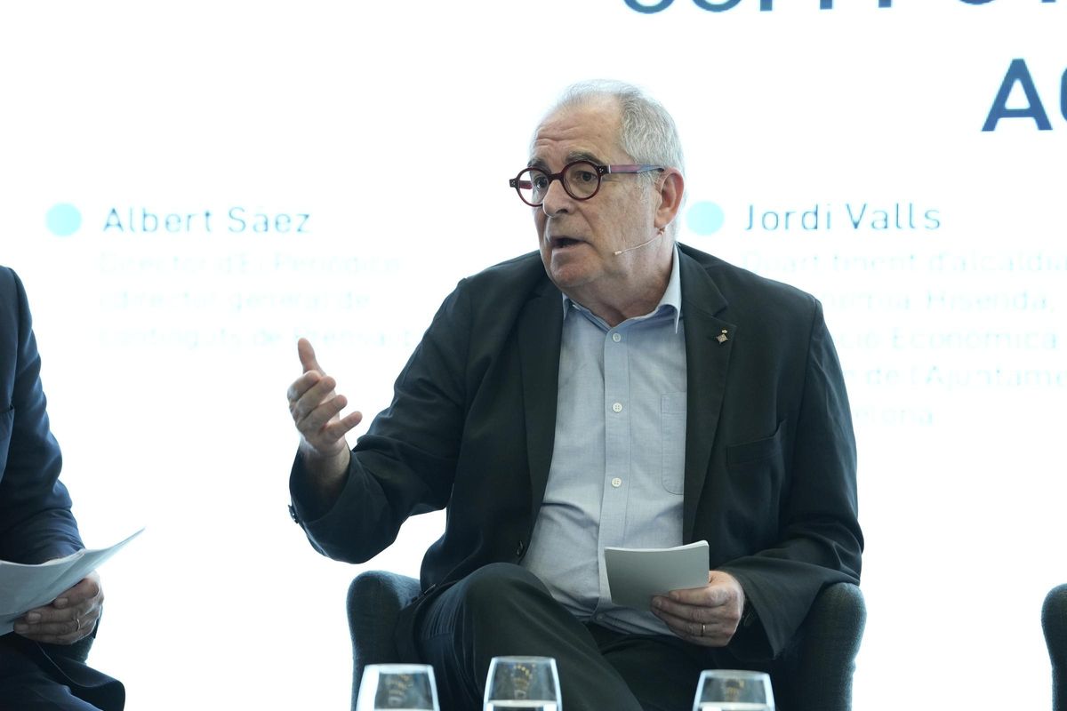 Jordi Valls, cuarto teniente de Alcaldía del área de economía, hacienda y promoción económica del Ajuntament de Barcelona.