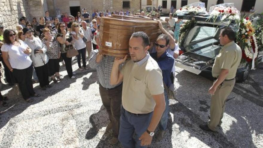 El funeral por las víctimas del accidente de tren