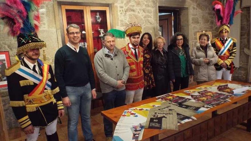 Instante de la presentación de las actividades, ayer en A Bandeira.