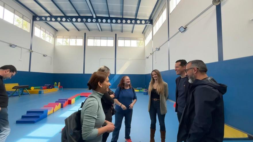 Elda finaliza la reforma del colegio Miguel Hernández y la construcción de su gimnasio