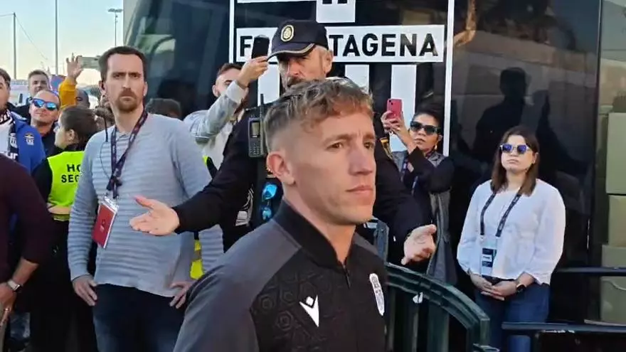 Llegada del autobús a Cartagena