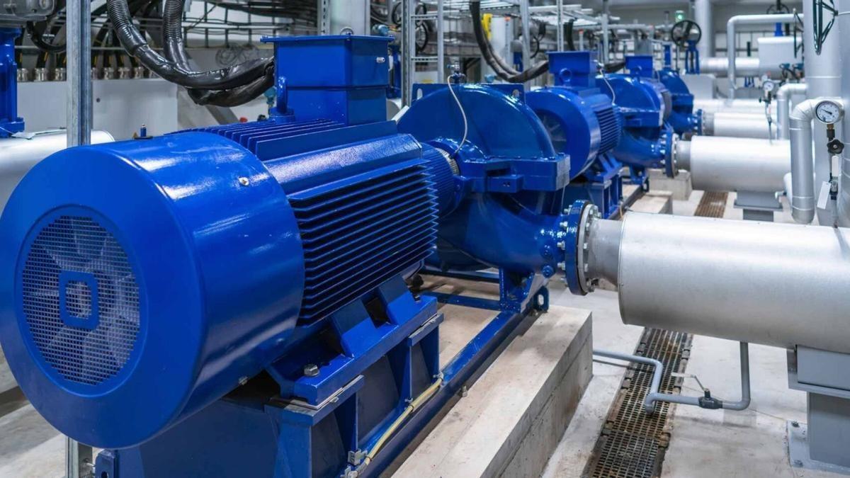 Instalaciones de una planta de cogeneración.