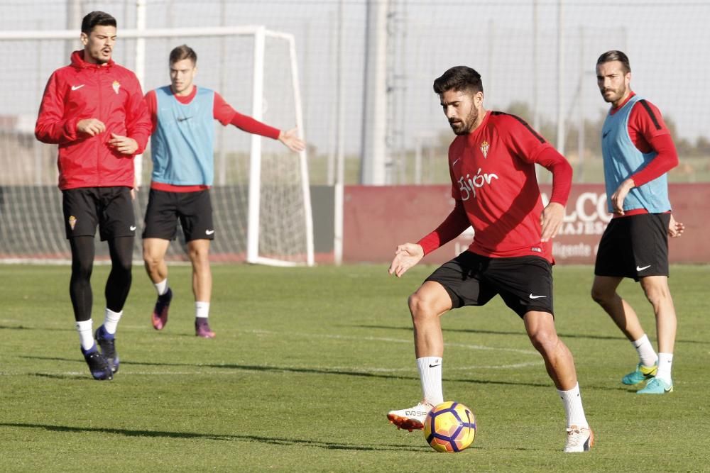 Entrenamiento del Sporting