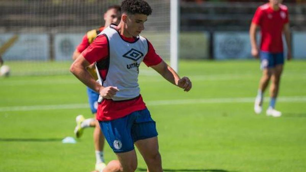 L'Olot durant un entrenament de pretemporada.