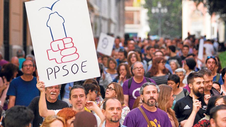 Marchas en Alicante  y Valencia «por la dignidad»