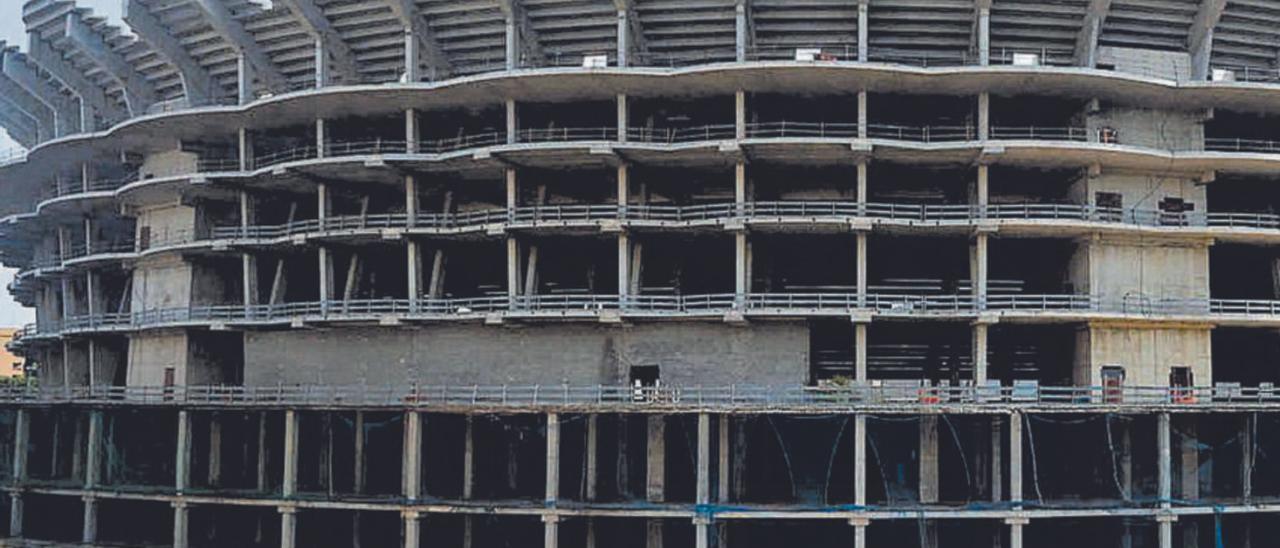 Obras del nuevo Mestalla