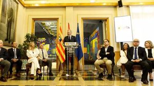 El presidente del Gobierno de Aragón, Jorge Azcón, hizo balance del ecuador de la legislatura.