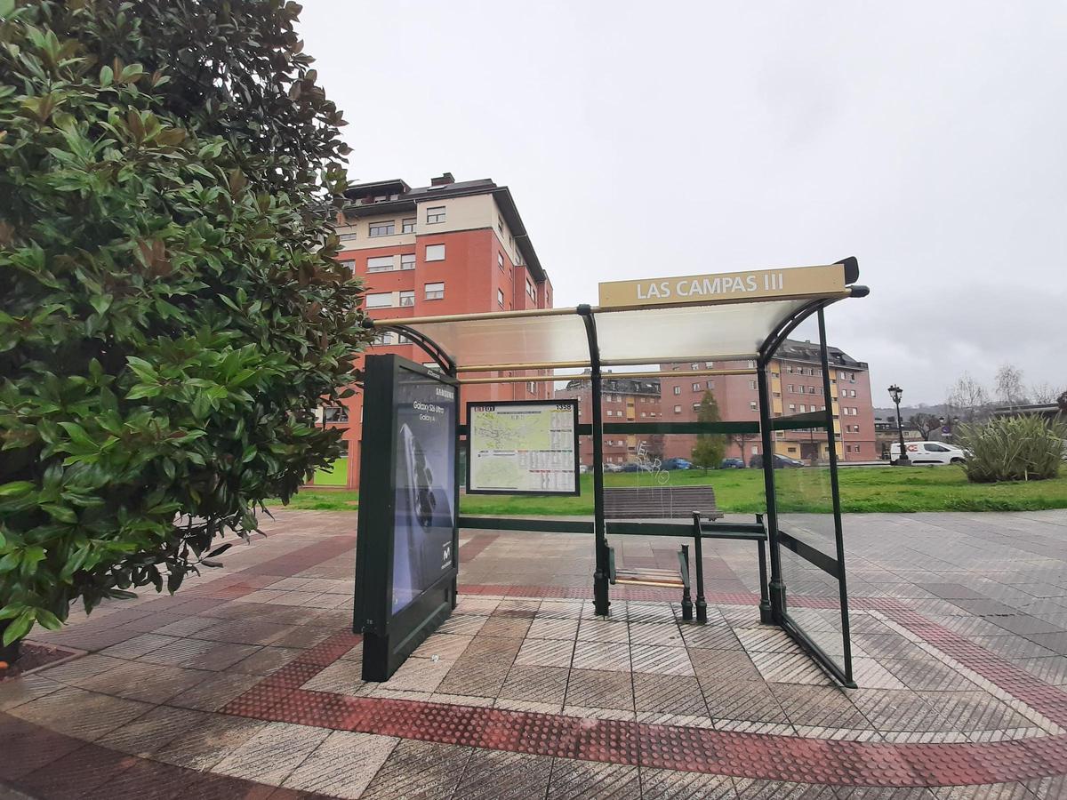 La parada de Las Campas.