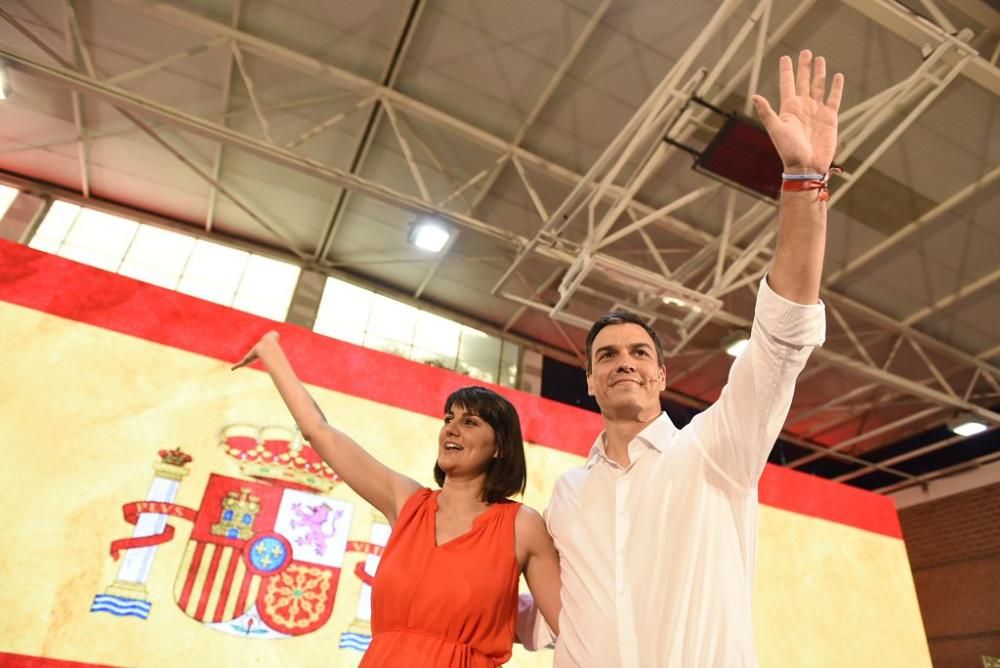 Mitin de Pedro Sánchez en Murcia