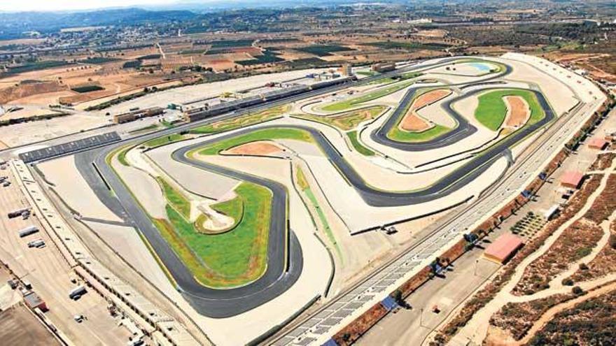 Vista panorámica del circuito de Cheste, donde mañana se decidirá el Mundial.