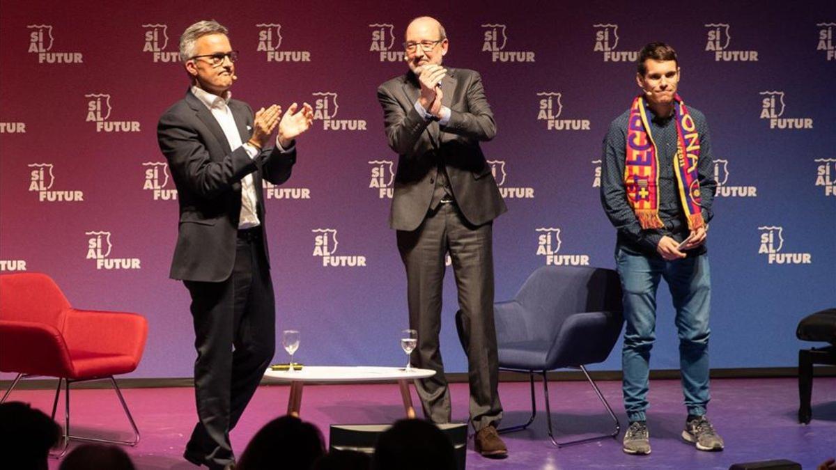 Momento del acto de presentación de su precandidatura