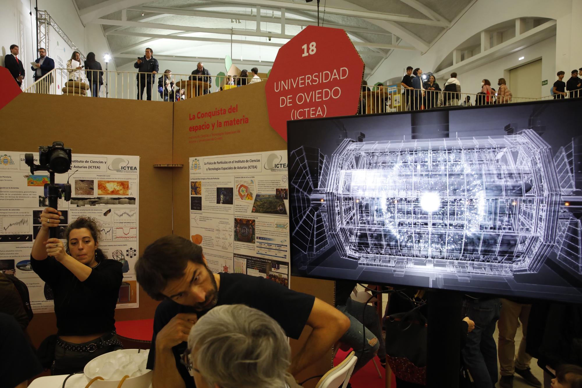 En imágenes: Gijón acoge la I Feria de la Ciencia y la Innovación de Asturias