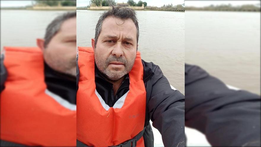 Juan Espino, vecino de Rincón de Caya (Badajoz): "La parte alta es la gran olvidada, no ha venido nadie a socorrernos"