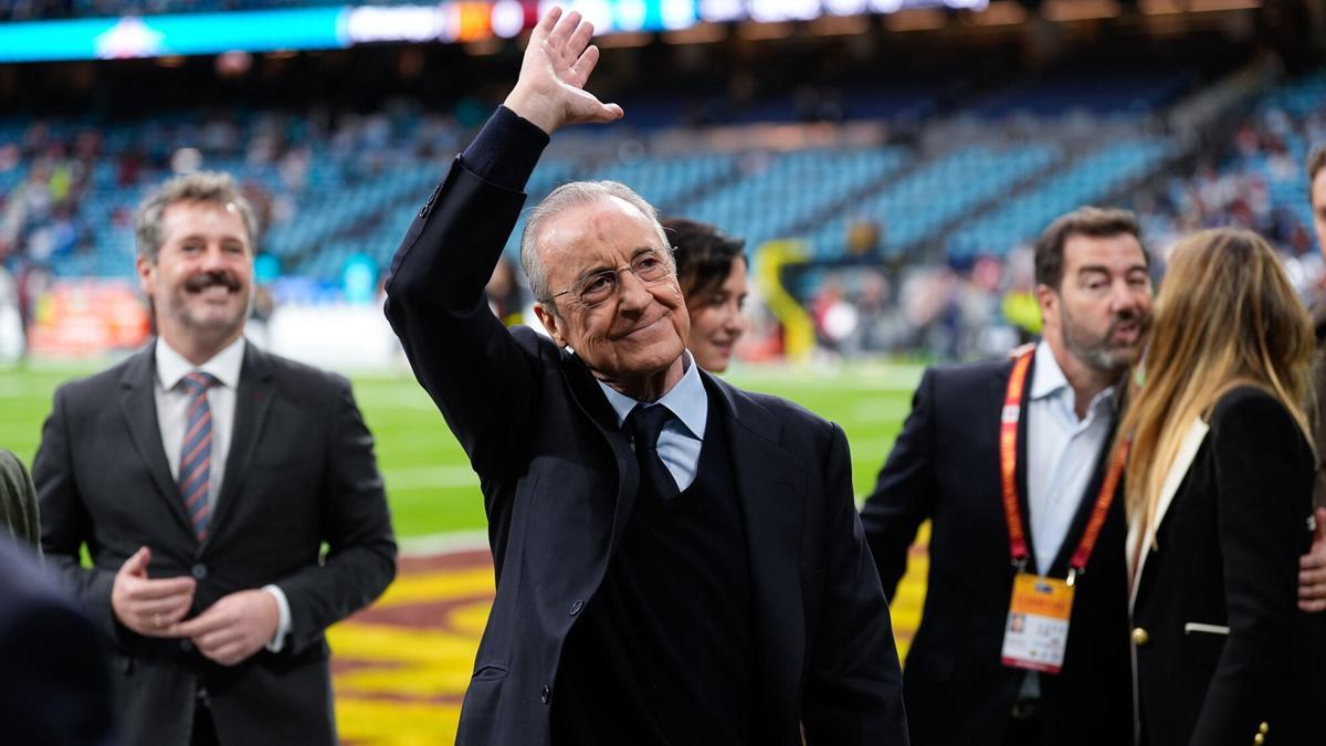 Así ha sido la transformación del estadio Santiago Bernabéu en campo de la NFL