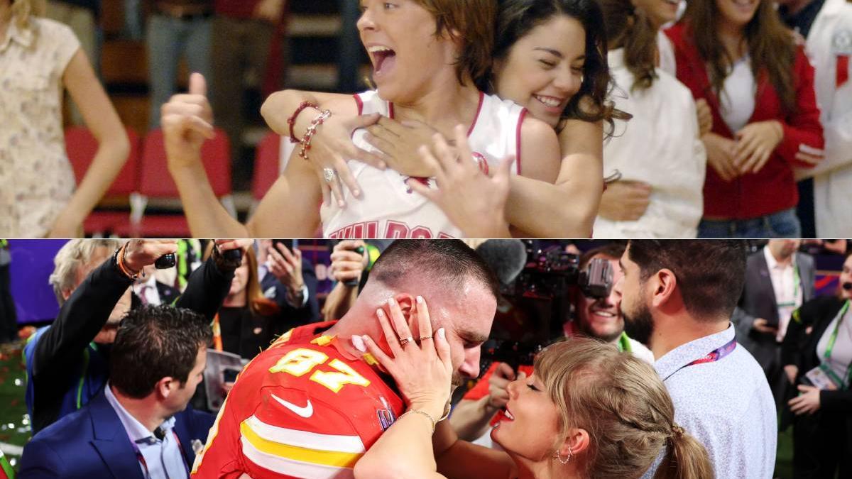 La reacción de Zac Efron al meme de Taylor Swift, Travis Kelce y su historia de amor al estilo 'High School Musical'