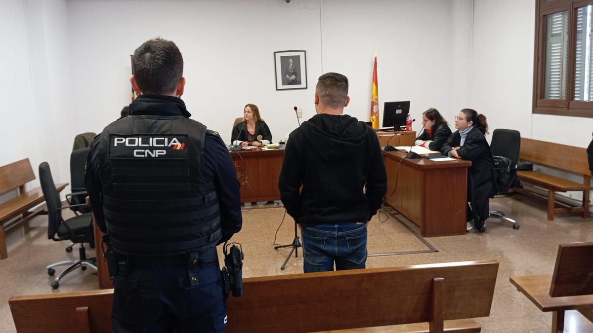 El hombre condenado, ayer en el juicio celebrado en Palma.