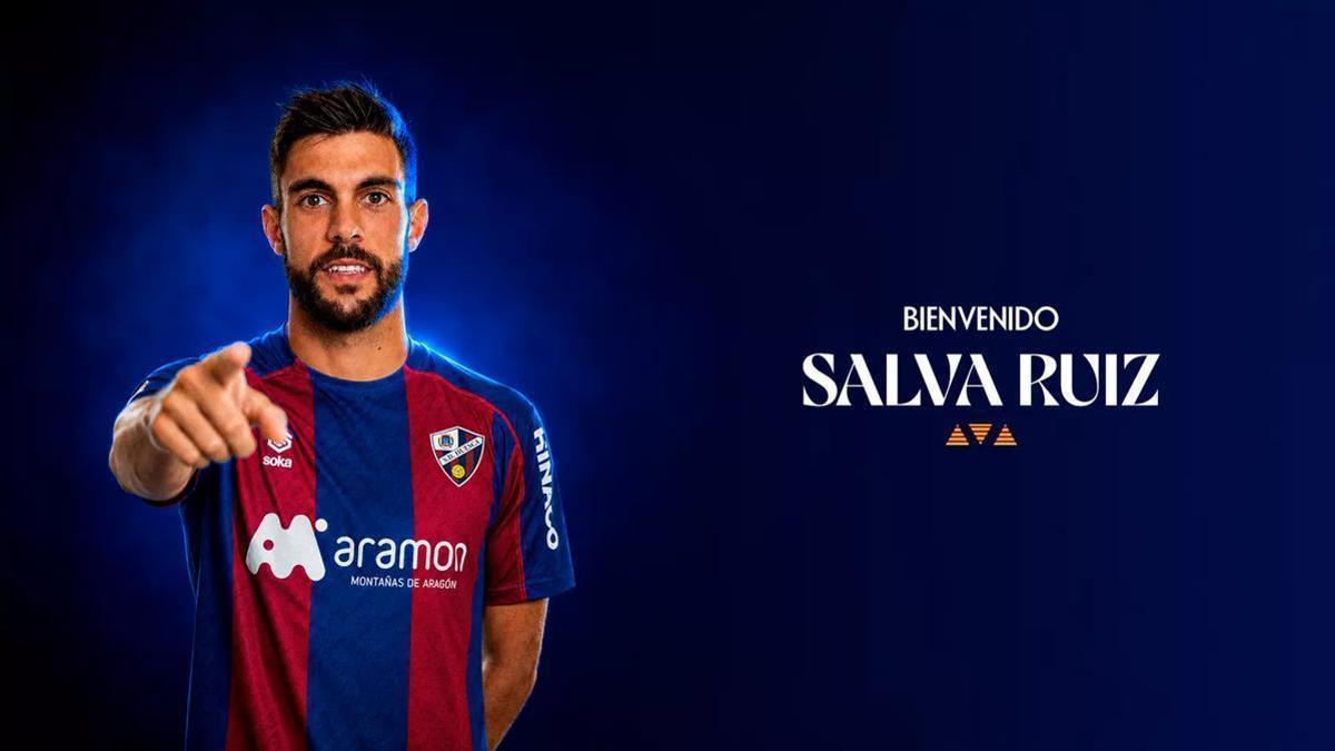 Salva Ruiz, Nuevo fichaje de la SD Huesca