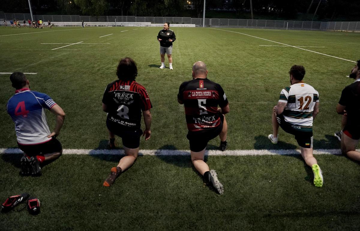 Alejandra Betancur, entrenadora de rugby.