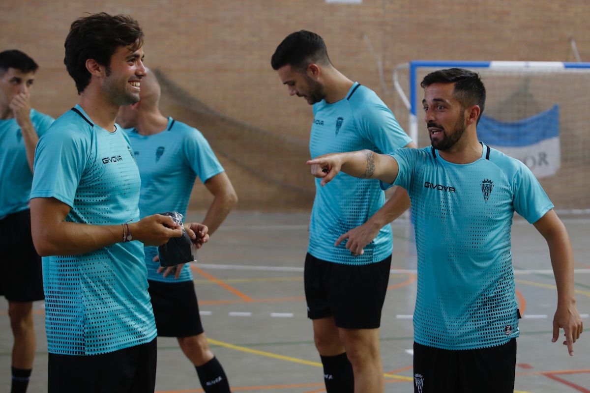 La primera sesión en pista del Córdoba Futsal en imágenes