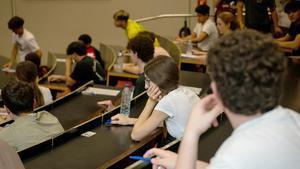 Pruebas de acceso a la universidad en la Universitat Pompeu Fabra de Barcelona