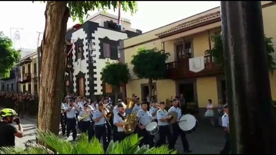 Ensayo del desfile militar en El Pino