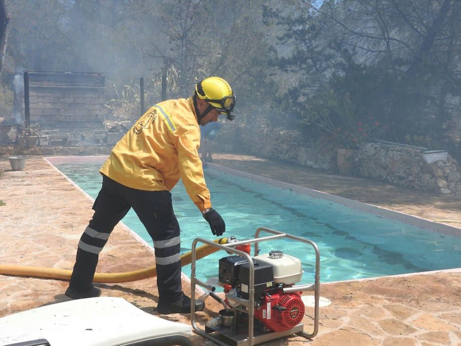 Incendio en Formentera