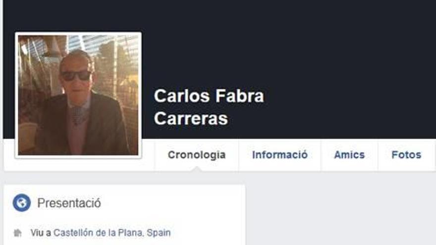 Carlos Fabra quiere ser tu amigo