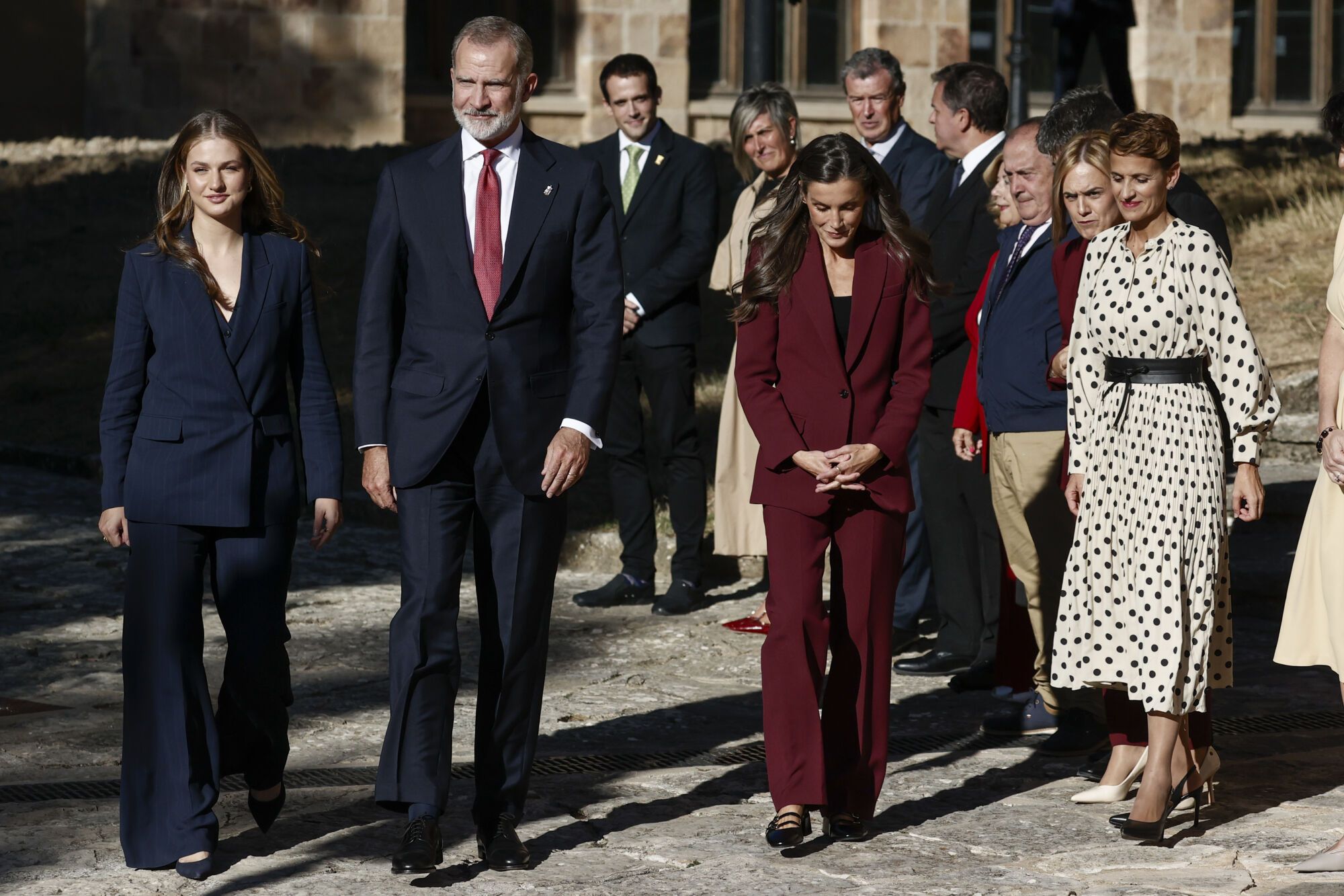 EN IMÁGENES: Leonor se da un baño de multitudes en su estreno como Princesa de Viana