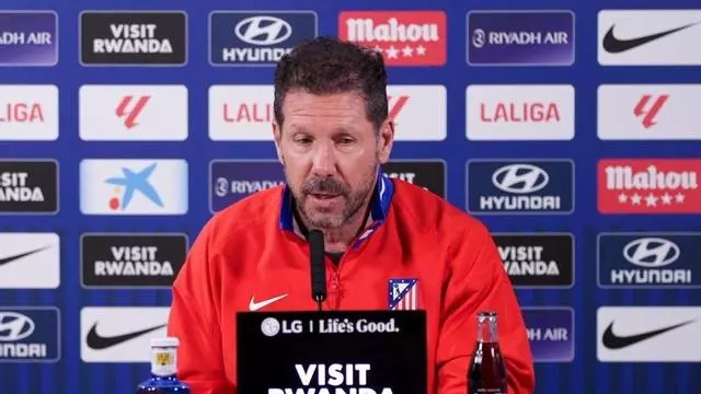 Simeone: "Jugamos con nuestras características desde hace 14 años"