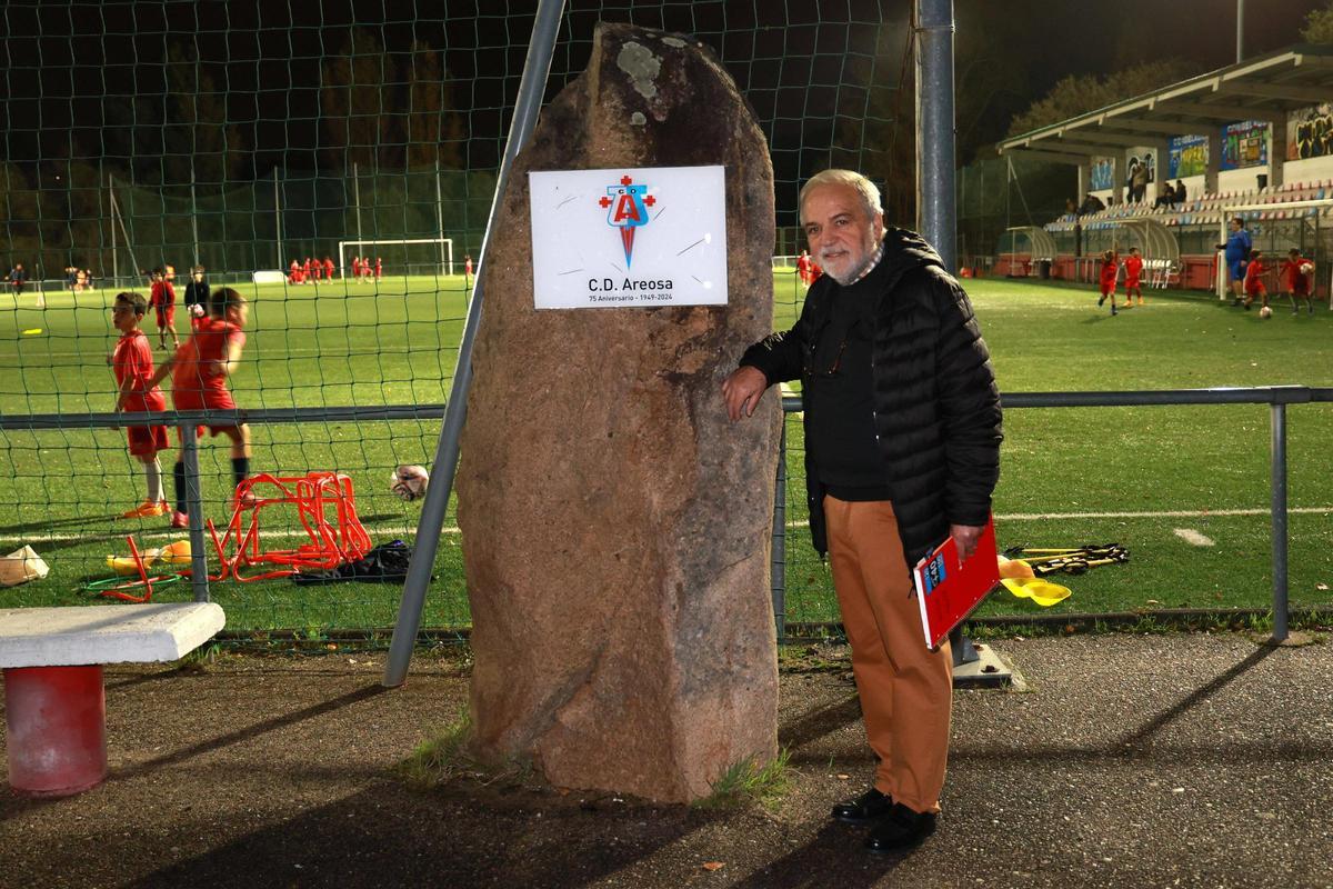 El presidente del Areosa, Gerardo Sampedro.