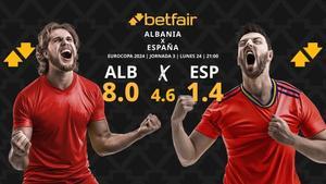 Pronósticos Albania vs. España: horario, TV, estadísticas y clasificación