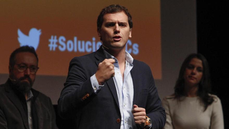 Albert Rivera, durante un acto.