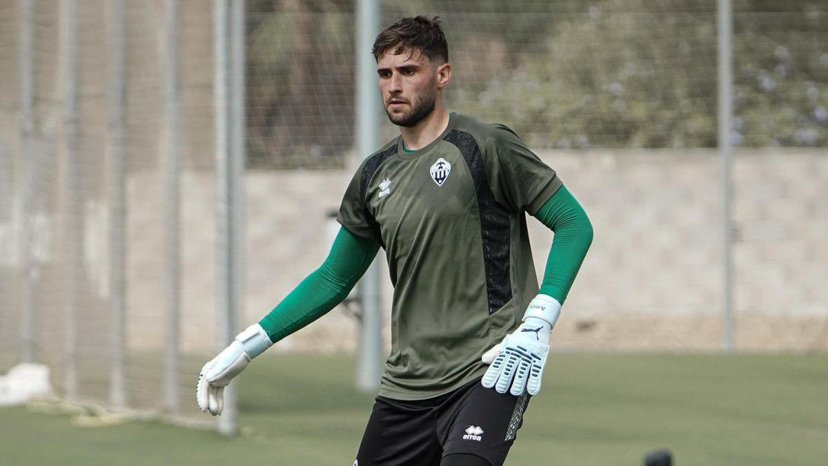 Saipi, entrenando con el CD Castellón.