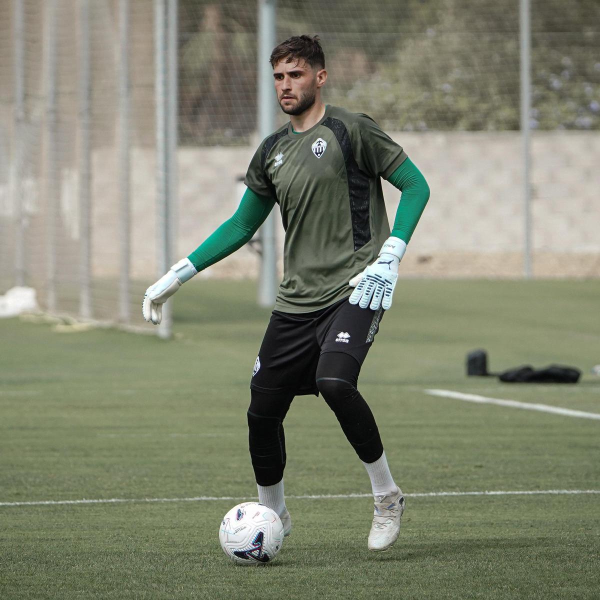 Saipi, entrenando con el CD Castellón.
