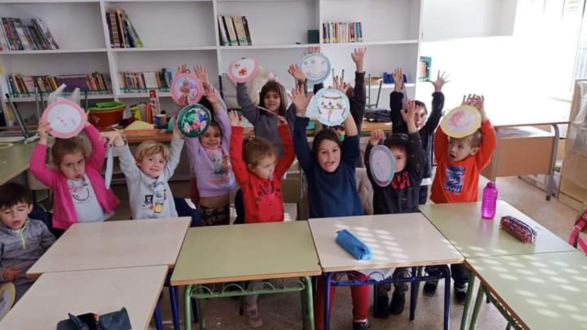 Alumnos de La Escola de Nadal