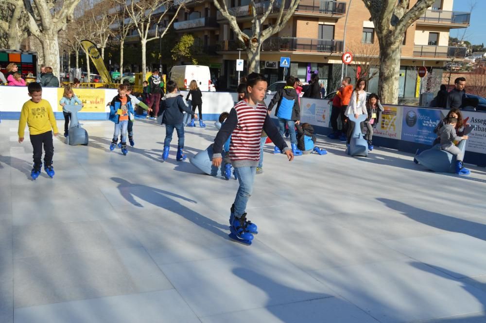 Pista de gel sintètic al Vall de Berga