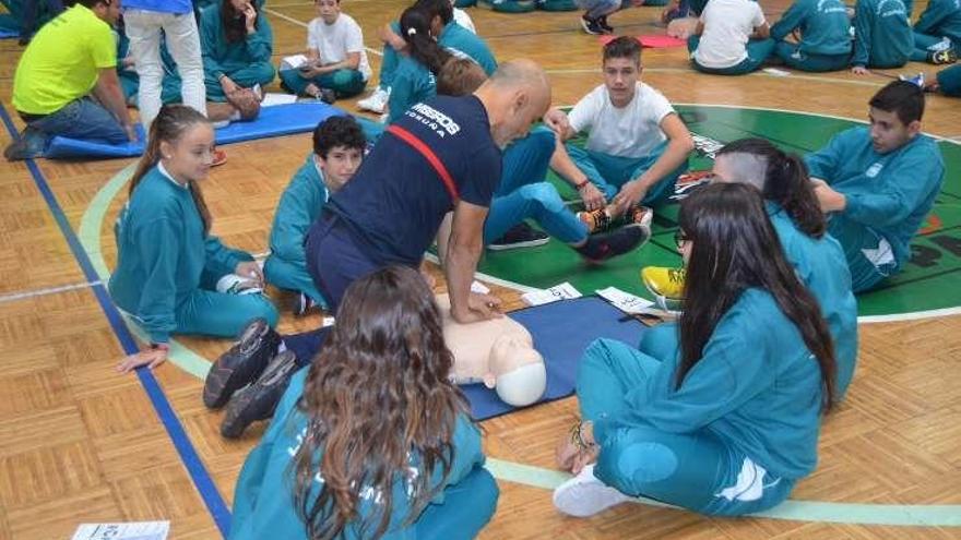 Escolares en la jornada de formación.