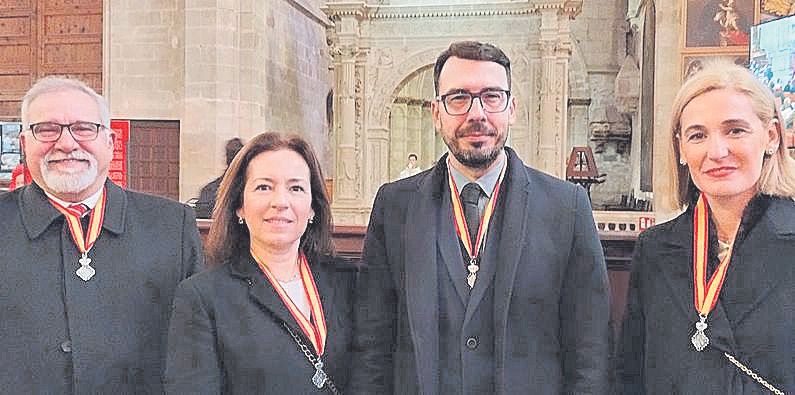 Josep Lluis Bauzà, Juana Mª Capó,  Alejandro Escriche y Eva Pomar.