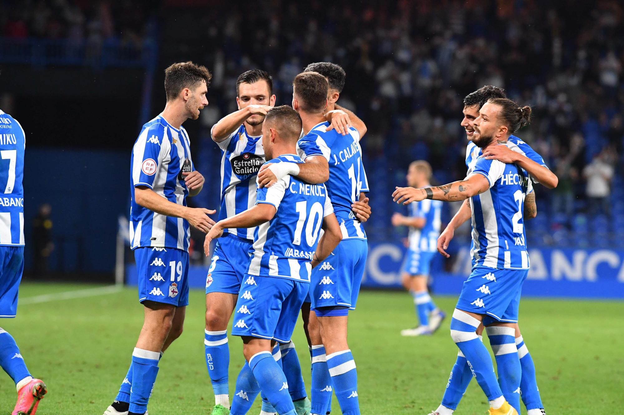 El Dépor golea al Celta B en Riazor