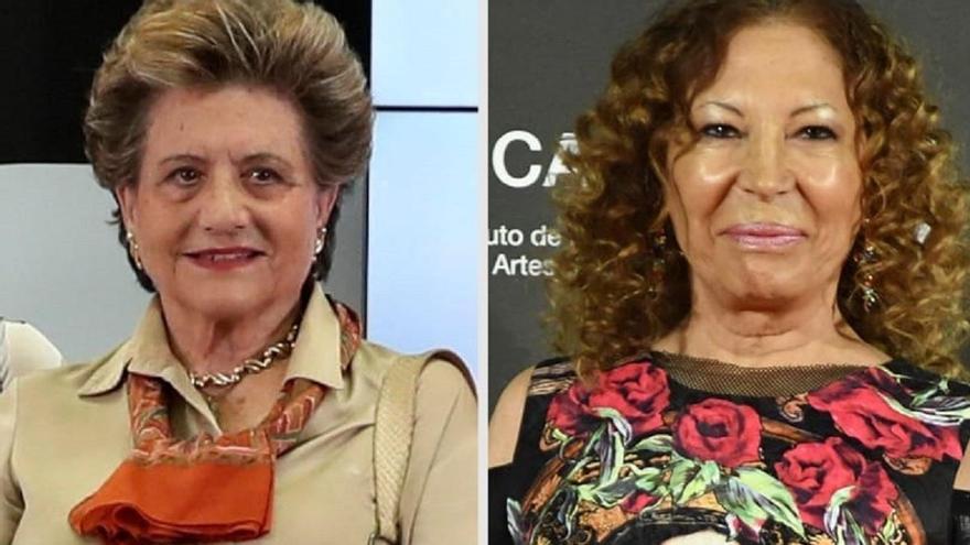 La empresaria Mercedes Moll y la cineasta Pilar Távora, Medallas Manuel Clavero Arévalo de Andalucía