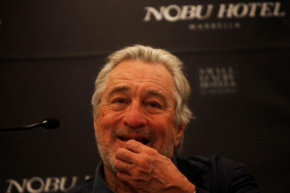 Robert de Niro, en Marbella para inaugurar el Hotel Nobu.